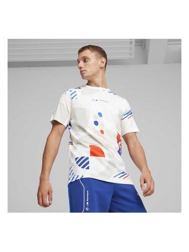 МЪЖКА ТЕНИСКА PUMA 62415302 BMW MMS AOP TEE БЯЛА