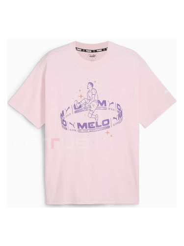 МЪЖКА ТЕНИСКА PUMA 62534701 MELO IRIDESCENT SS TEE II РОЗОВА