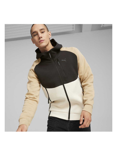 МЪЖКО ГОРНИЩЕ PUMA 62438583 PUMATECH FZ HOODIE DK БЕЖОВО