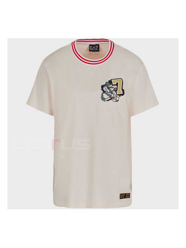 ДАМСКА ТЕНИСКА EA7 EMPORIO ARMANI 3DTT11 TRAIN 20TH YEAR ANNIVERSARY W TEE SS РОЗОВА