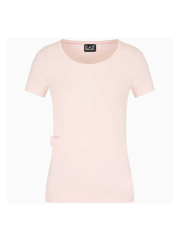 ДАМСКА ТЕНИСКА EA7 EMPORIO ARMANI 3DTT20 TRAIN LOGO SERIES W TEE SS MULTILOGO РОЗОВА