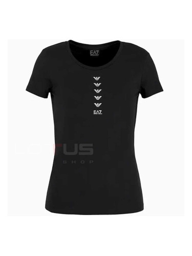 ДАМСКА ТЕНИСКА EA7 EMPORIO ARMANI 3DTT20 TRAIN LOGO SERIES W TEE SS MULTILOGO ЧЕРНА