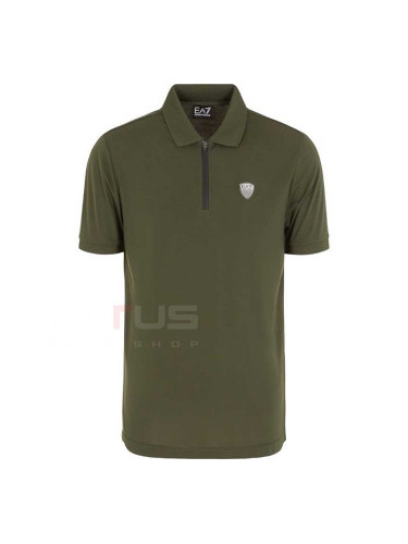 МЪЖКА ТЕНИСКА EA7 EMPORIO ARMANI 8NPF13 TRAIN PREMIUM SHIELD M POLO VI PA ЗЕЛЕНА