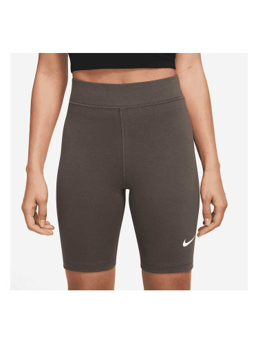 ДАМСКИ КЪС КЛИН NIKE NSW CLSC HR 8IN SHORT КАФЯВ