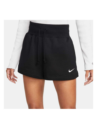 ДАМСКИ КЪСИ ПАНТАЛОНИ NIKE NSW PHNX FLC HR SHORT ЧЕРНИ
