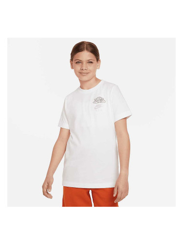 ДЕТСКА ТЕНИСКА ЗА МОМЧЕ NIKE NSW TEE AIR 2 БЯЛА