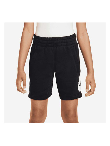 ДЕТСКИ КЪСИ ПАНТАЛОНИ NIKE NSW CLUB FT SHORT HBR ЧЕРНИ