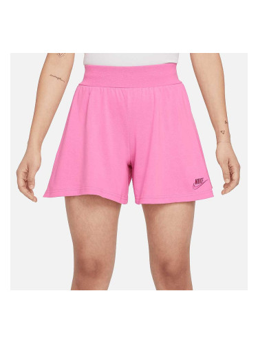 ДЕТСКИ КЪСИ ПАНТАЛОНИ ЗА МОМИЧЕ NIKE NSW SHORT JSY LBR РОЗОВИ