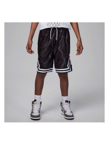 ДЕТСКИ КЪСИ ПАНТАЛОНИ ЗА МОМЧЕ NIKE JORDAN MJ AOP DIAMOND SHORT ЧЕРНИ