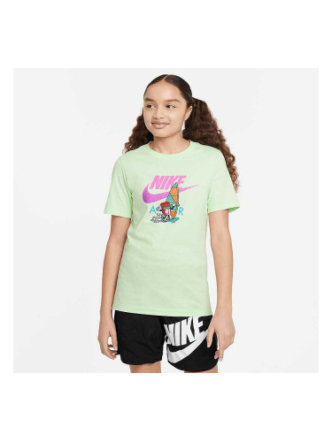 ДЕТСКА ТЕНИСКА NIKE NSW TEE BOXY 2 СВЕТЛОЗЕЛЕНА