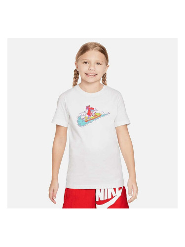 ДЕТСКА ТЕНИСКА ЗА МОМЧЕ NIKE NSW TEE BOXY 1 БЯЛА