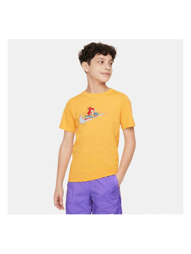 ДЕТСКА ТЕНИСКА ЗА МОМЧЕ NIKE NSW TEE BOXY 1 ЖЪЛТА