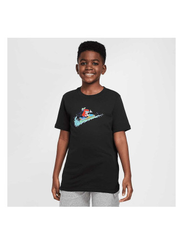 ДЕТСКА ТЕНИСКА ЗА МОМЧЕ NIKE NSW TEE BOXY 1 ЧЕРНА