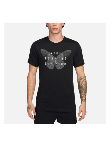 МЪЖКА ТЕНИСКА NIKE DF TEE RUN DIVISION ЧЕРНА