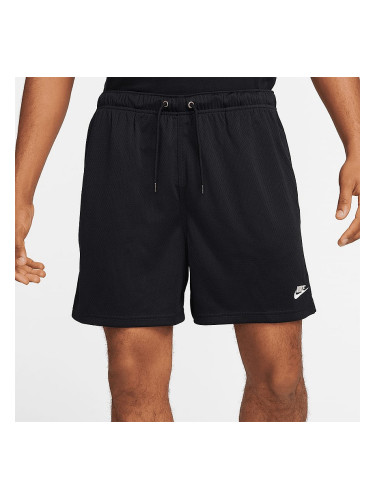 МЪЖКИ КЪСИ ПАНТАЛОНИ NIKE CLUB FLOW MESH SHORT ЧЕРНИ