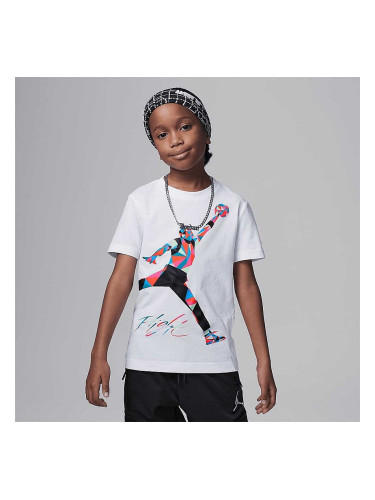 ДЕТСКА ТЕНИСКА NIKE B JORDAN JUMPMAN HBR HEIRLOOM SS TE БЯЛА