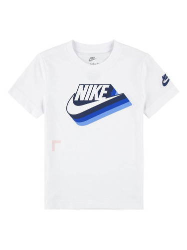 ДЕТСКА ТЕНИСКА ЗА МОМЧЕ NIKE B GRADIENT FUTURA SS TEE БЯЛА