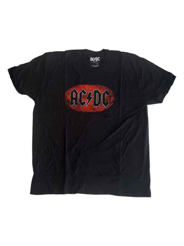 AC/DC Риза Oval Logo Vintage Black M