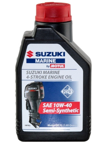 Suzuki Marine 4-Stroke Engine Oil SAE 10W-40 Semi-Synthetic 1 L Двигателно масло 4-тактово