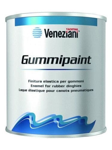 Veneziani Gummipaint Black 500 ml Цветен лак