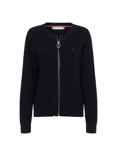 Tommy Hilfiger Sweater - HAYANA ZIP UP C-NK CARDIGAN blue