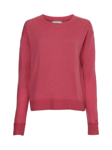 Tommy Hilfiger Sweater - SOFTWOOL C-NK SWEATER pink