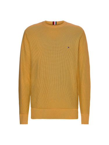 Sweater - Tommy Hilfiger BASIC STRUCTURE CREW NECK orange