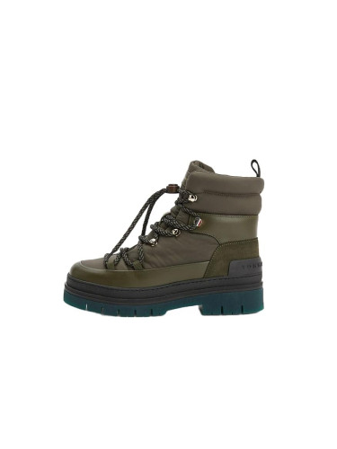 Tommy Hilfiger Boots - LACED OUTDOOR BOOT green