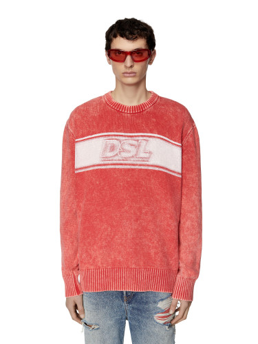 Diesel Sweater - K-ORTEZ KNITWEAR red