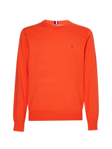 Tommy Hilfiger Sweater - 1985 CREW NECK SWEATER orange