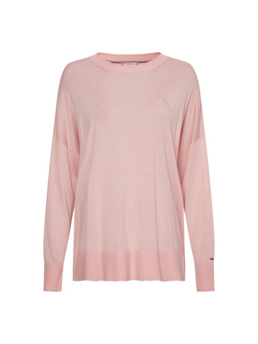 Tommy Hilfiger Sweater - LYOCELL WOOL C-NK SWEATER pink