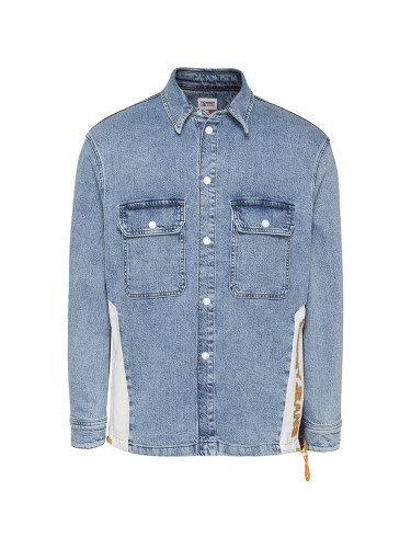 Tommy Jeans Jacket - DENIM WORKER SHIRT JACKET SMXLBC blue