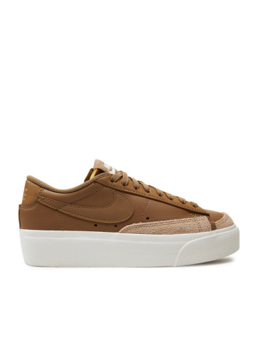 Nike Сникърси Blazer Low Platform DJ0292 200 Кафяв