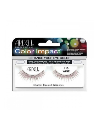 Набор искуствени мигли Ardell Color Impact Nº 110 Wine