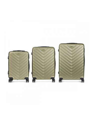 Комплект Куфари Зелен 3 Части