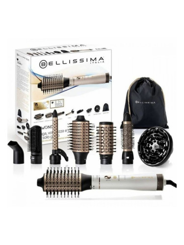 Четка за омекотяване Bellissima Air Wonder 8 in 1 1000W Черен (8 броя)