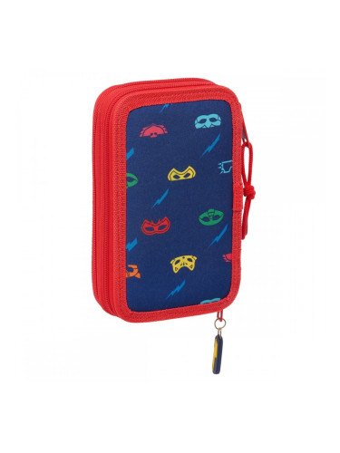 Ученически несесер PJ Masks Ready Морско син 12.5 x 19.5 x 4 cm 28 Части