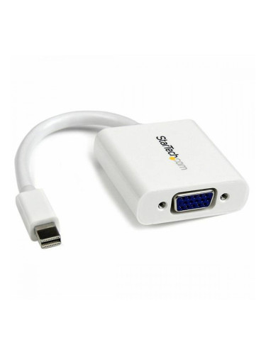 Адаптер за мини DisplayPort към VGA Startech MDP2VGAW Бял Черен 0,12 m