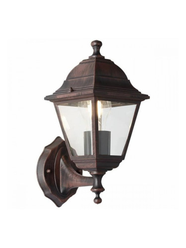 Стенна лампа Brilliant Nissie Навън Ръждиво черно E27 60 W