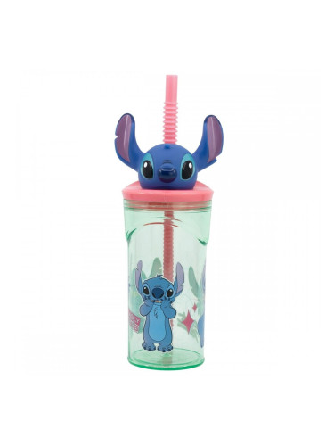 Чаша със Сламка Stitch Sweet 3D 360 ml