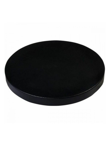 Поставка за Саксия с Колелца Nature Черен полипропилен (Ø 29,2 x 4 cm)