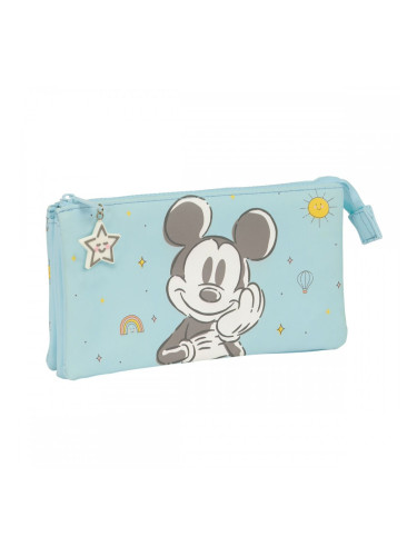 Троен Моливник Mickey Mouse Clubhouse Baby Светло син 22 x 12 x 3 cm