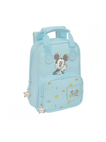 Училищна чанта Mickey Mouse Clubhouse Baby Светло син 20 x 28 x 8 cm