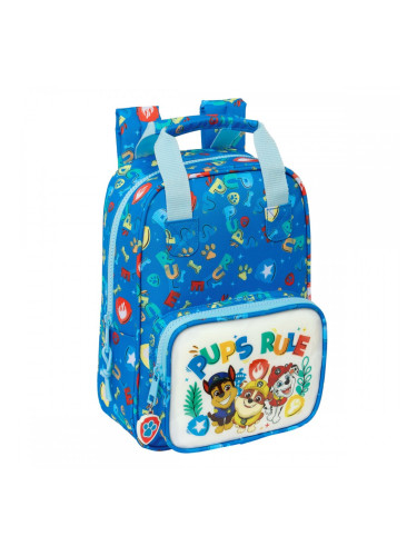 Училищна чанта The Paw Patrol Pups rule Син 20 x 28 x 8 cm