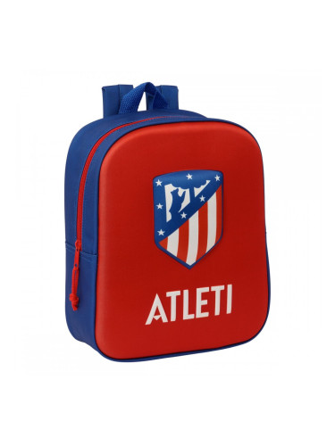 Училищна чанта Atlético Madrid Червен 22 x 27 x 10 cm 3D