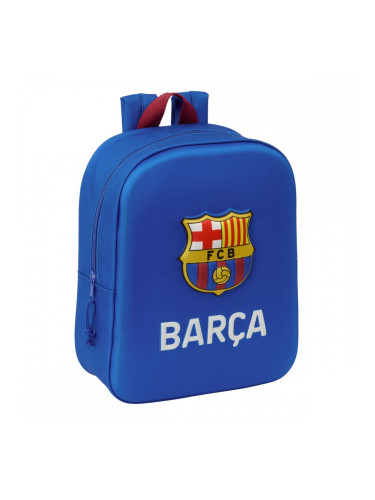 Училищна чанта F.C. Barcelona Морско син 22 x 27 x 10 cm 3D