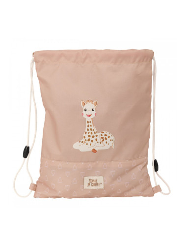 Раница с връвка Sophie la Girafe Бежов 26 x 34 x 1 cm