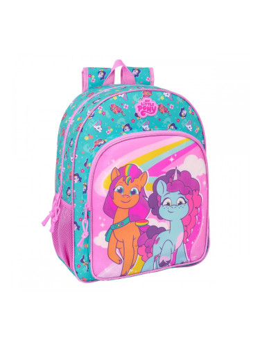 Училищна чанта My Little Pony Magic Розов цвят тюркоаз 33 x 42 x 14 cm