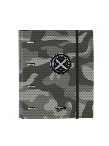 Папка с пръстени Safta Stone Черен 27 x 32 x 3.5 cm