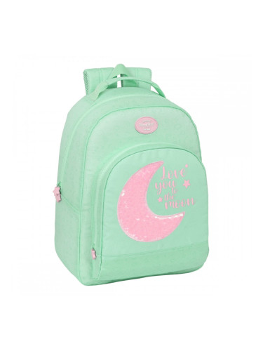 Училищна чанта BlackFit8 Moon Зелен 32 x 42 x 15 cm